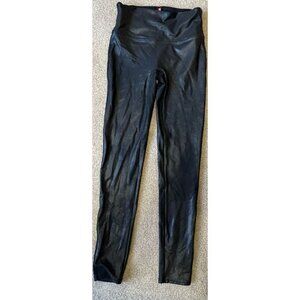 Spanx Faux Leather Leggings for Women, Size M - Black